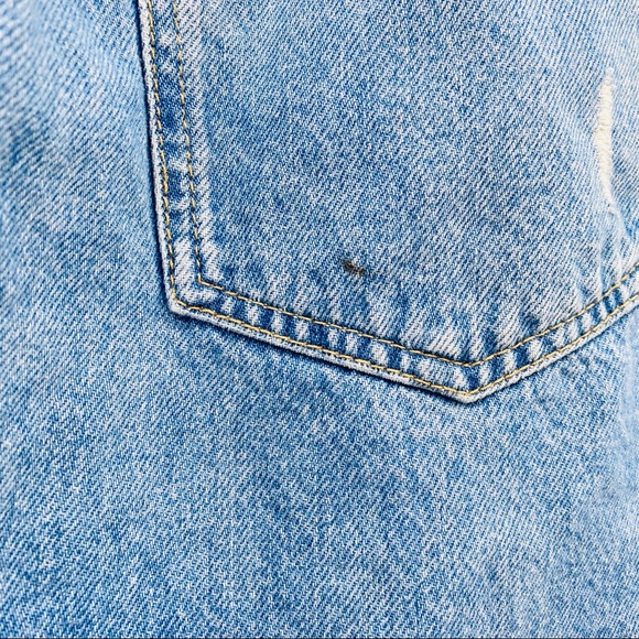 Free People We The Free Hallie Denim Jean Skirt 31 - Picture 6 of 10